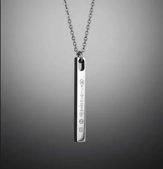 [X-CAAX-042PT-01] Cadena con Cubo rectangular 4 caras pulido espejo ac. Inox plateado grande 50mm (Rolo, Estandar (45cm))