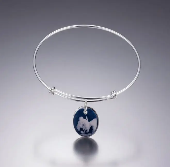 [X-PUPL-004PT-01] Pulsera estilo aro-traslapado (Bangle) semirigida ajustable Plata 9.25 (1)