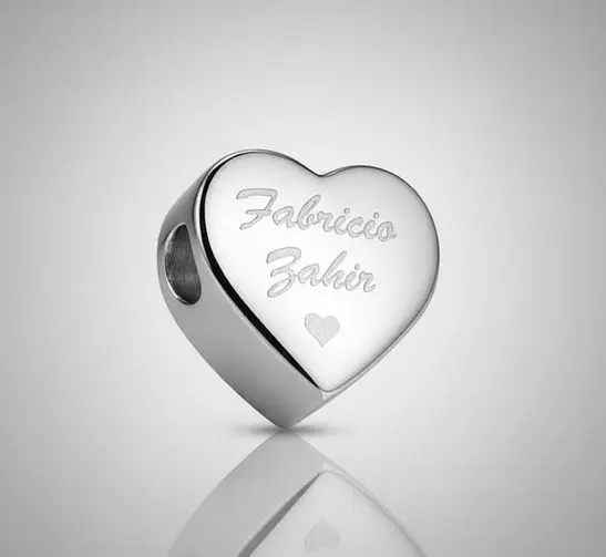 [X-ECAX-001PT] Charms para Pulsera Europea  (corazon)