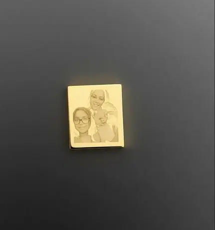 Charms Cuadrados Para Pulsera de Malla Acero Inox