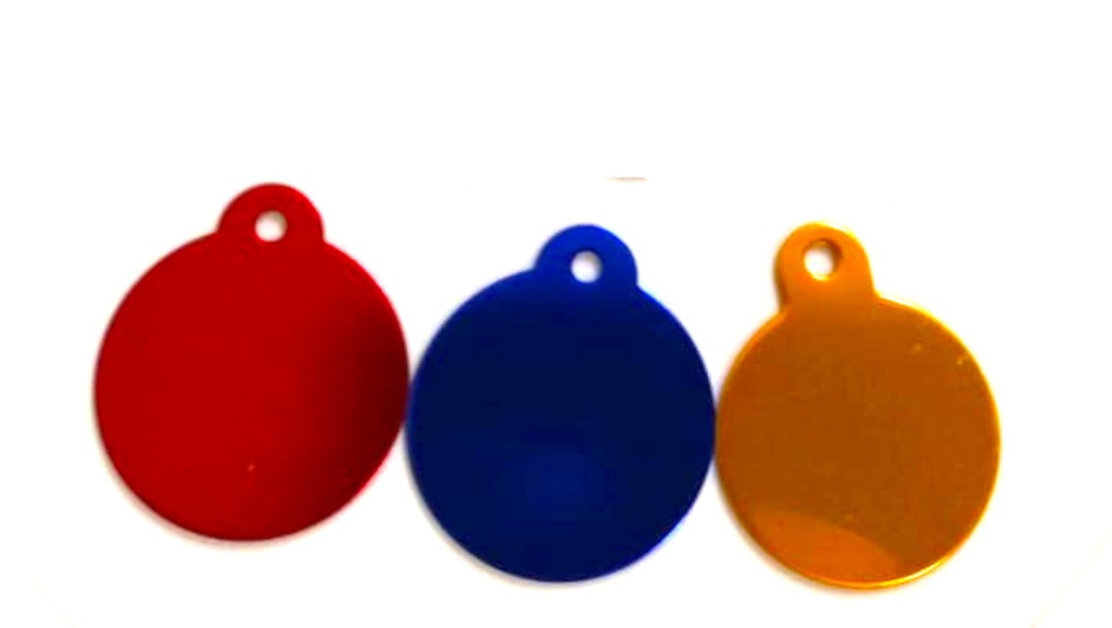 Dijes Mascotas De Acero Aluminio