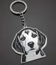 Llavero Relieve Mascota Corte Personalizado Especial Aluminio Grande