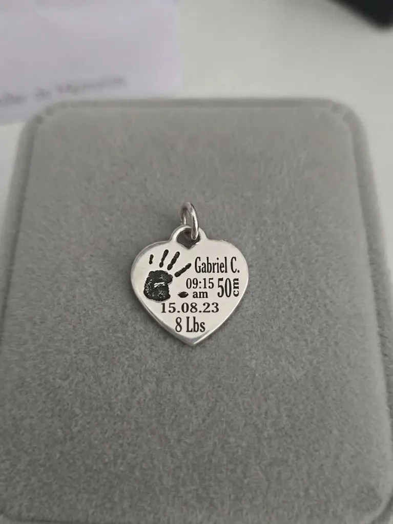 [X-DIPL-001PT-01] Dijes plata 9.25 exclusivos (12mm, Corazon)