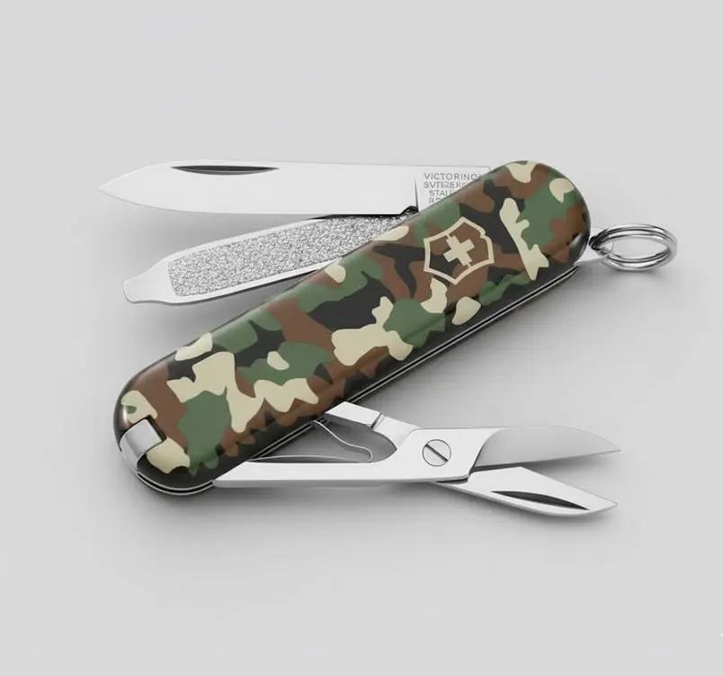 Navaja Victorinox Llavero pequena Camouflage Classic SD 0.6223.94 Personalizado