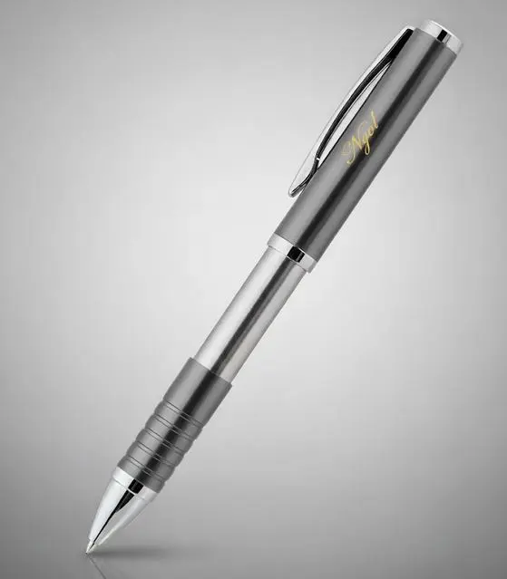 [X-PLBR-001GS] Pluma Zebra Slide 1mm color gris (boligrafo)