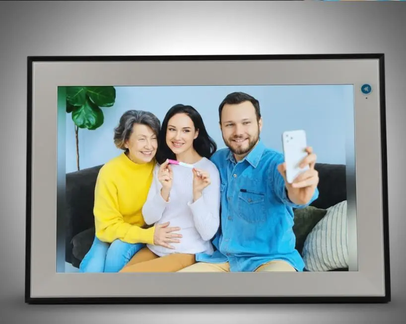 Retratera Digital HD 10.1" Dragontouch Modern 10 Charm - Pantalla touch, conexion WiFi. Marco blanco especial